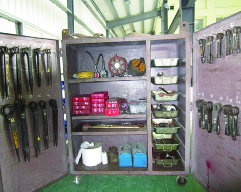 工具箱準備作業