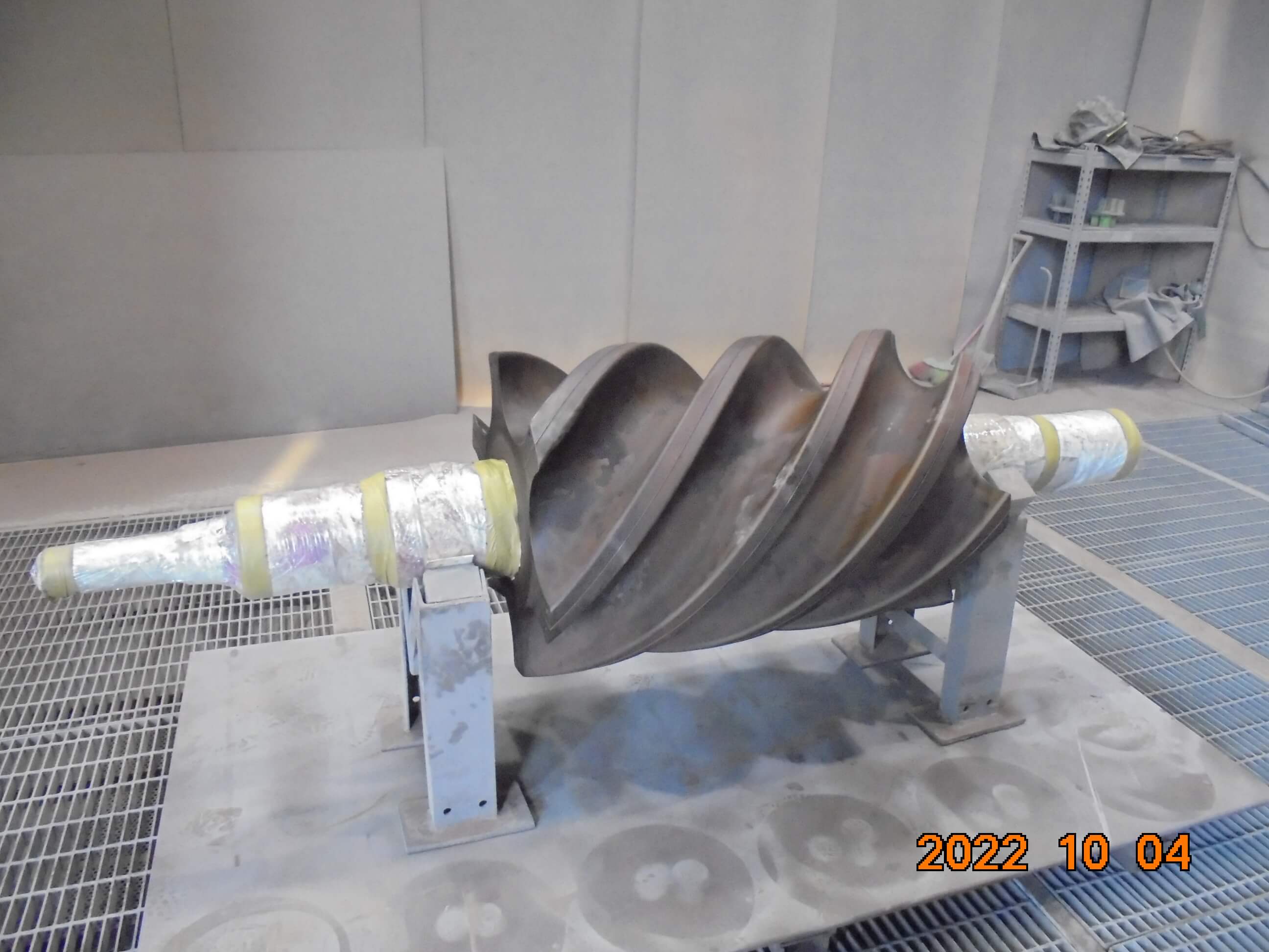 SCREW ROTOR SANDBLAST清潔