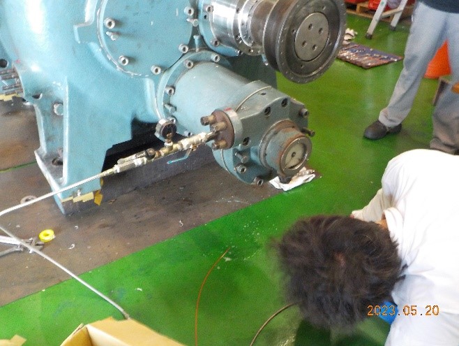 聯軸器拆解及安裝型號：KOBELCO KS50LTX
