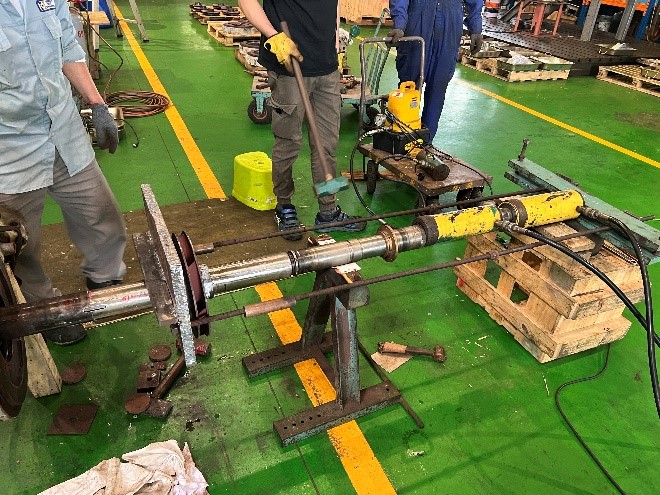 泵浦機殼、葉輪拆解